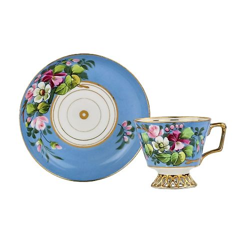 Kuznetsov porcelain cup and saucer: the luxury of Russian porcelain in the 19th century