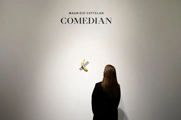 Maurizio Cattelan’s Duct-Taped Banana Expected to Fetch $1 Million at Auction