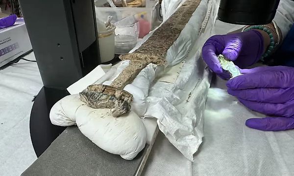 Exceptionally Well-Preserved Anglo-Saxon Sword Found in the UK