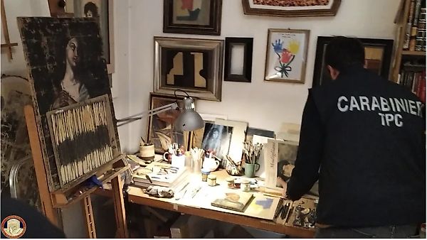 Workshop Producing Art Forgeries Busted by Italian Police Outside Rome