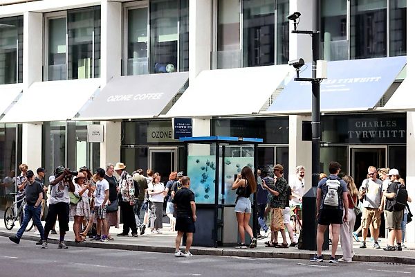 Бэнкси снова в центре внимания Лондона с новым произведением