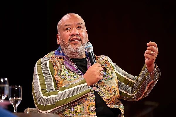 Jeffrey Gibson Talks About Animals at Unveiling of New Sculptures at the Met