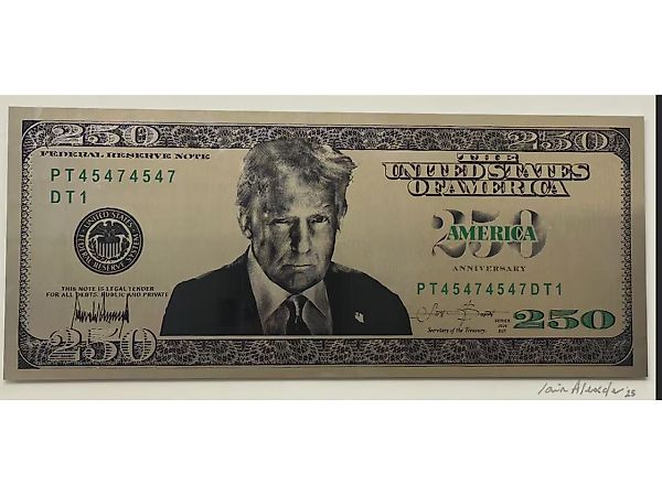 Предложенная купюра в $250 с портретом Трампа
