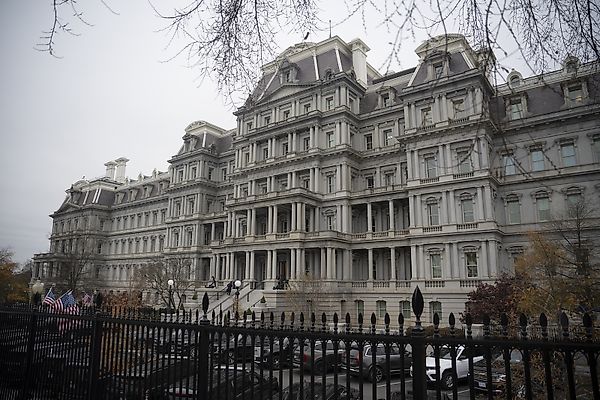 Трамп предлагает покрасить фасад Eisenhower Executive Office Building в белый цвет
