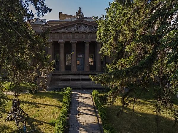 Российский удар по Kyiv нанес серьёзный урон National Art Museum of Ukraine
