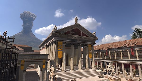 Missed the Eruption of Mt. Vesuvius? See it at Pompeii in AR