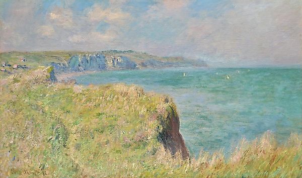 Картина Claude Monet — Bord des falaises à Pourville уйдет с молотка на аукционе в Париже