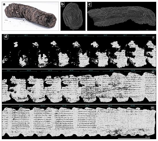 Виртуальное «разворачивание»: прорыв в расшифровке свитков из Villa of the Papyri