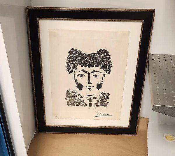 Найден офорт Pablo Picasso «Torero», похищенный из DeLind Art Appraisals в 2018 году