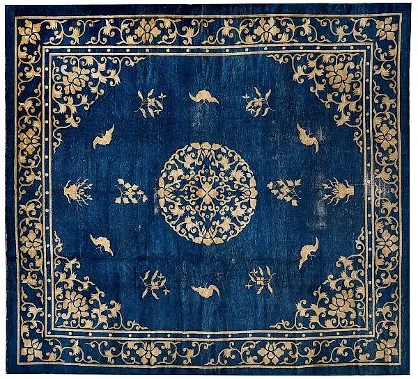 Большой, старый Пекинский ковер