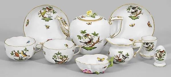 Чайный набор с декором 