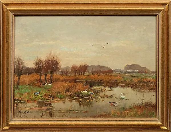 Утки у пруда