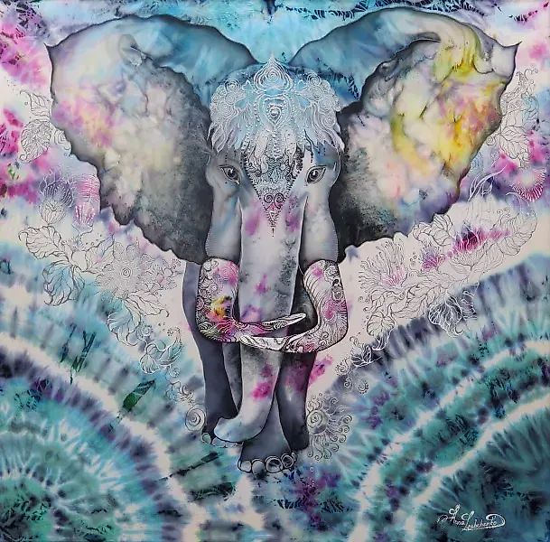 Elephant холодный батик 