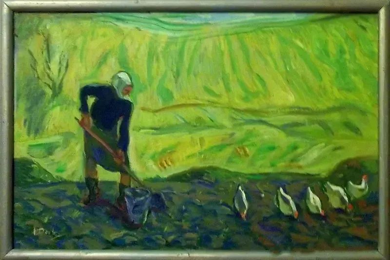 Без названия масло, холст