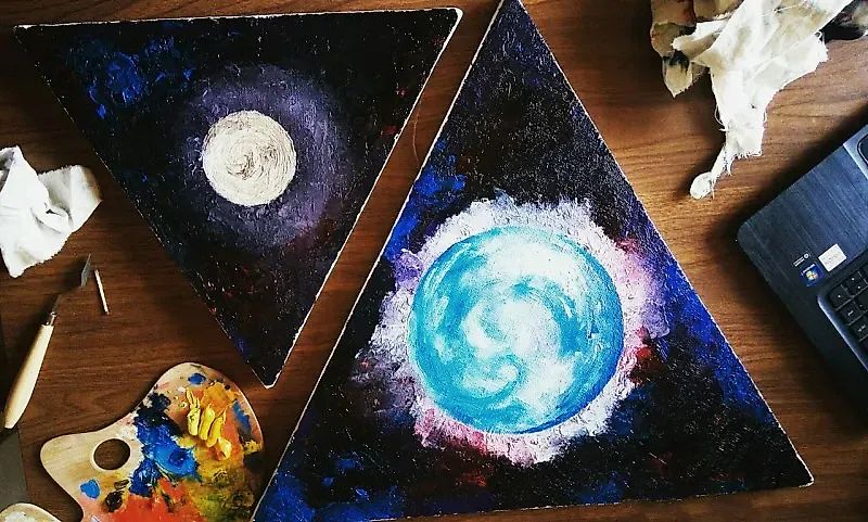 Путь домой Масло, холст. 