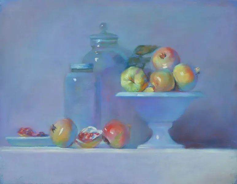 «Утро». Пастель, бумага. 