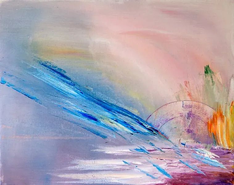 In Anticipation, oil on canvas