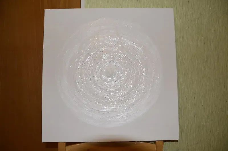 Белый круг Сидорова холст масло 