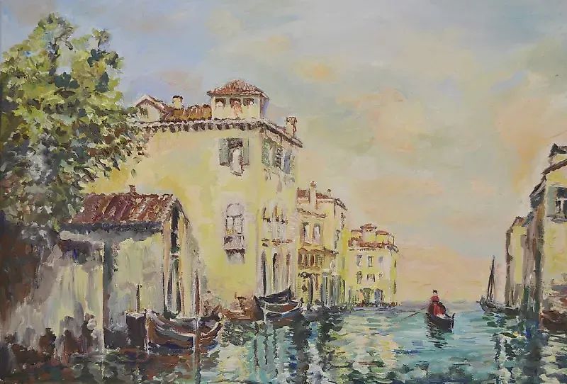 Венеция масло, холст на подрамнике