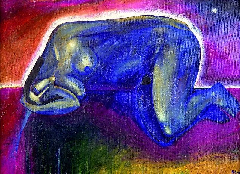 Ночь Холст .масло 