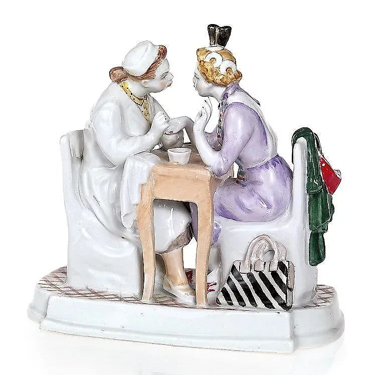 Советская фарфоровая композиция 