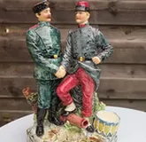 1894 год-РУССКИЙ и ФРАНЦУЗСКИЙ СОЛДАТ -РОССИЯ и ФРАНЦИЯ -"СОЛДАТЫ XIX ВЕКА"