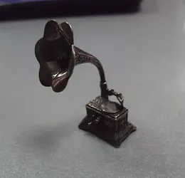 Gramophone figurine silver 925 sample Europe