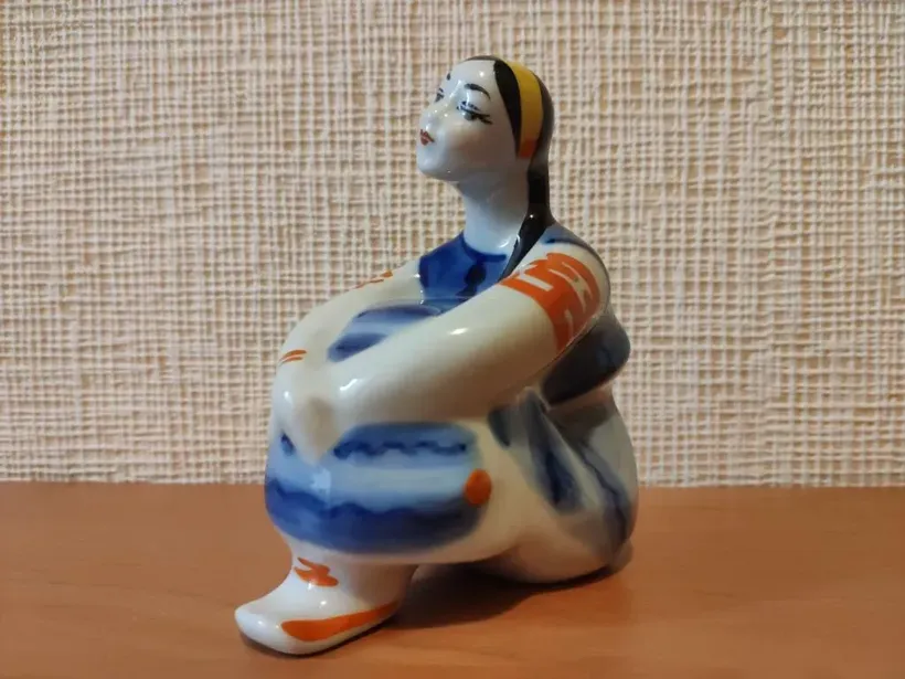 Porcelain figurine of a Hutsul woman