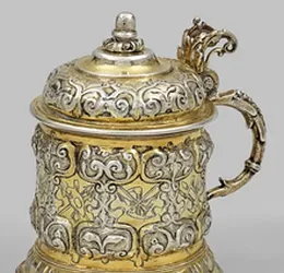 Серебрянная кружка