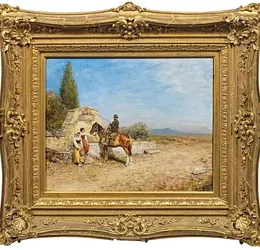 "Фламм - итальянский художник 19 века"