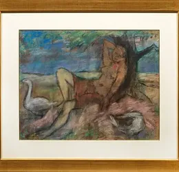 "Гензелисель" - экспрессионистическая работа Котера, вдохновленная мотивом и стилем Отто Мюллера