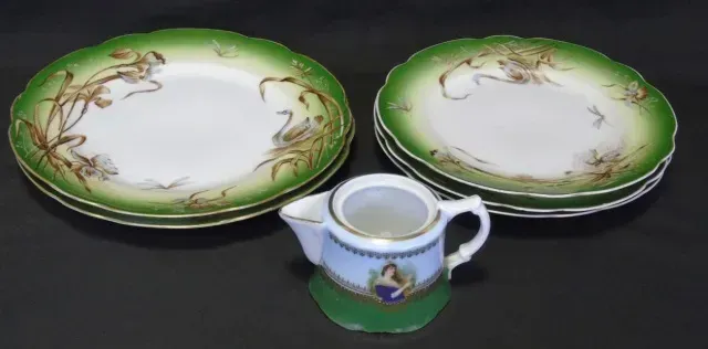 Antique Imperial Moscow Russian Porcelain Items