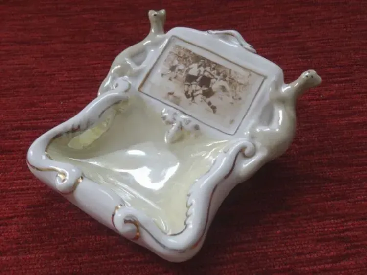 Ashtray - Dulevo. 1959, porcelain, 10x9 cm