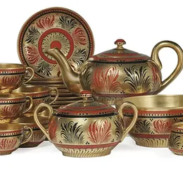 A Porcelain Part Tea Service