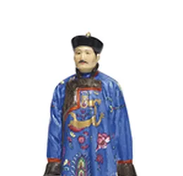 A PORCELAIN FIGURE OF A BURYAT MAN FROM THE ‘PEOPLES OF RUSSIA’ SERIES
