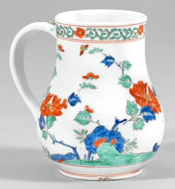 Rare Meissen jug with Kakiemon decoration.