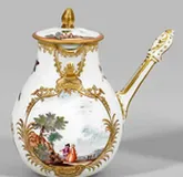 Маленький фарфоровый горшок для шоколада
