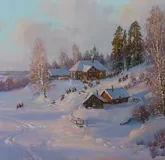 После школы. масло, холст 