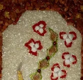 Мозаичное панно Драконьи цветы / Dragon flowers Мозаика на стекле 