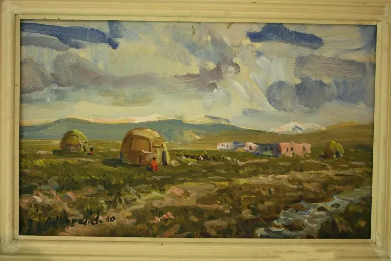 Spring on Mangyshlak is cardboard, oil.