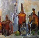 Bottles №4 масло, двп 