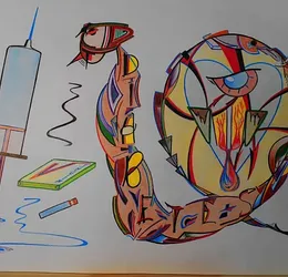 Диабет бумага, карандаш 