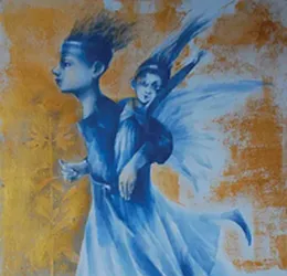 My Angel Acrylic, paper