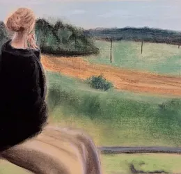 Expectation Pastels, canvas paper