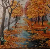 Осенний парк масло, холст 