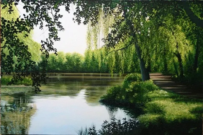 Summer Afternoon Oil on canvas