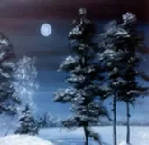 Лунная ночь масло, холст 