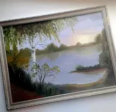 Рассветная тишина масло, холст 