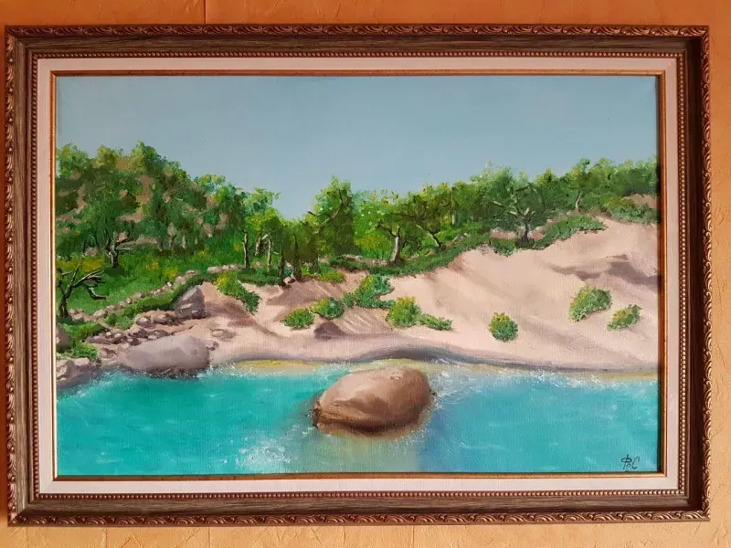 "Mediterranean" Canvas, oil