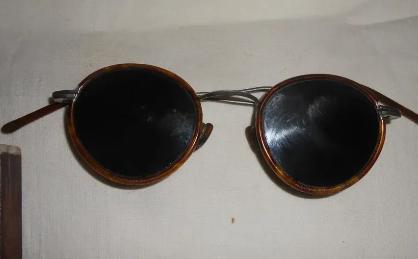 Vintage antique glasses.